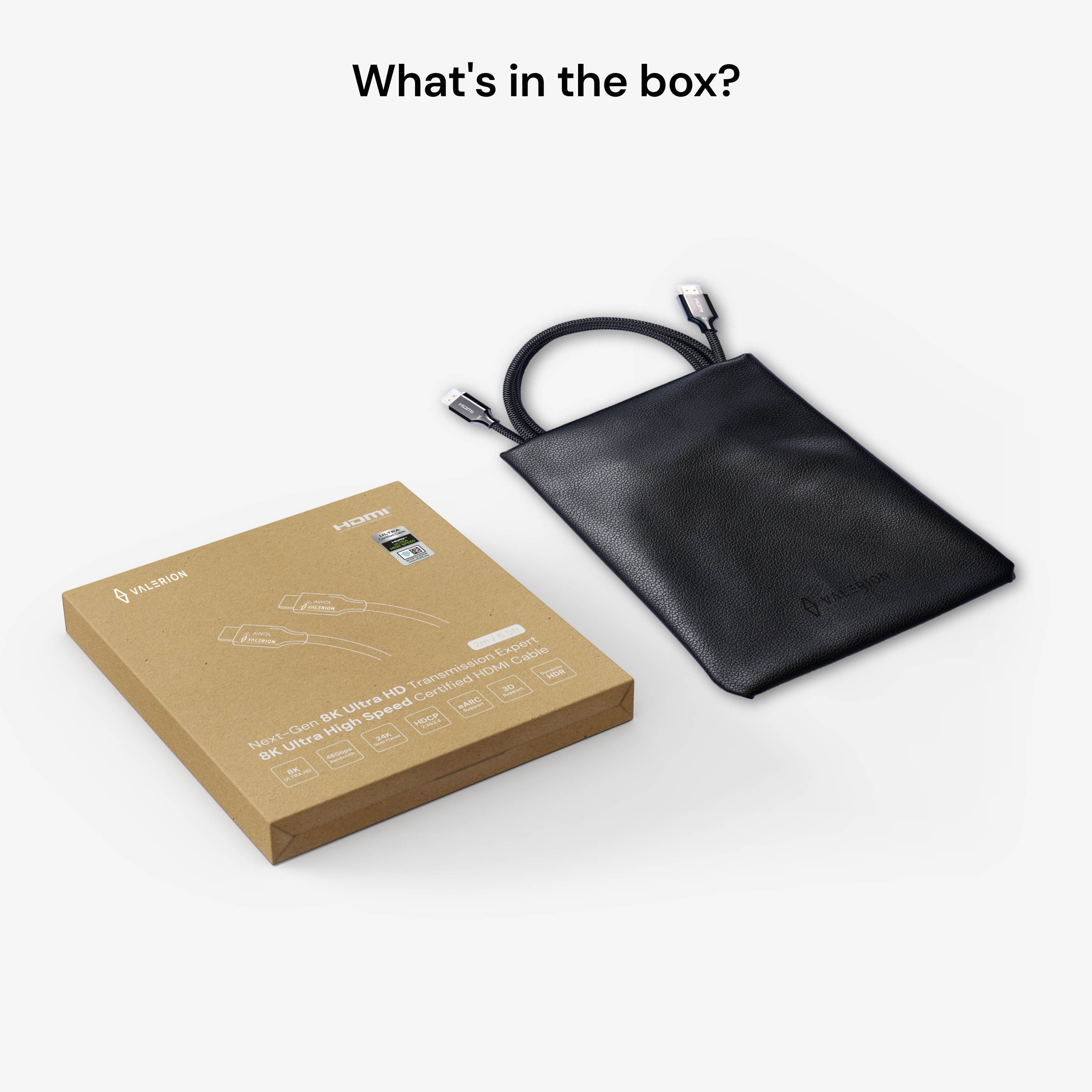 Valerion HDMI® 2.1 Certified Ultra High Speed Cable