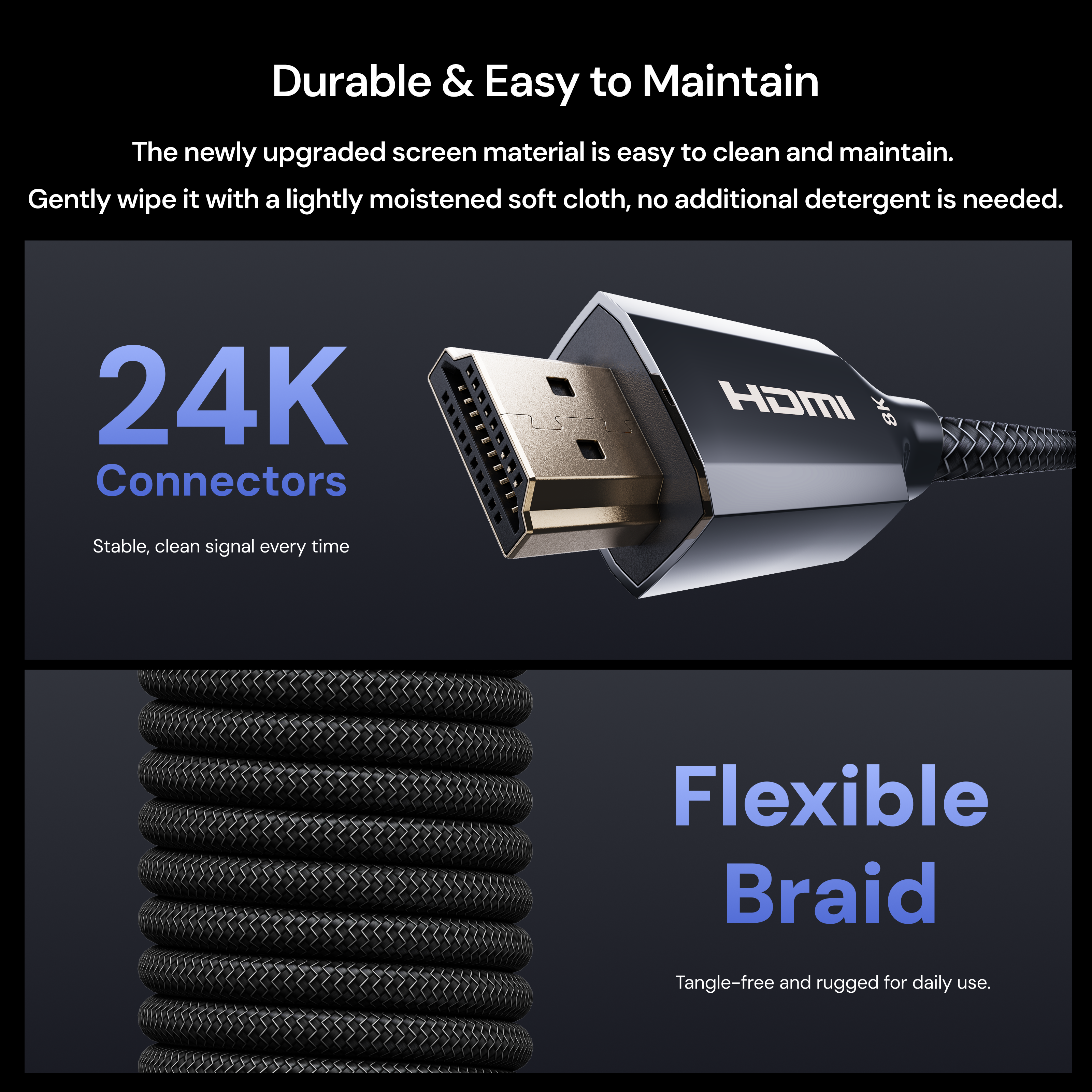 Valerion HDMI® 2.1 Certified Ultra High Speed Cable