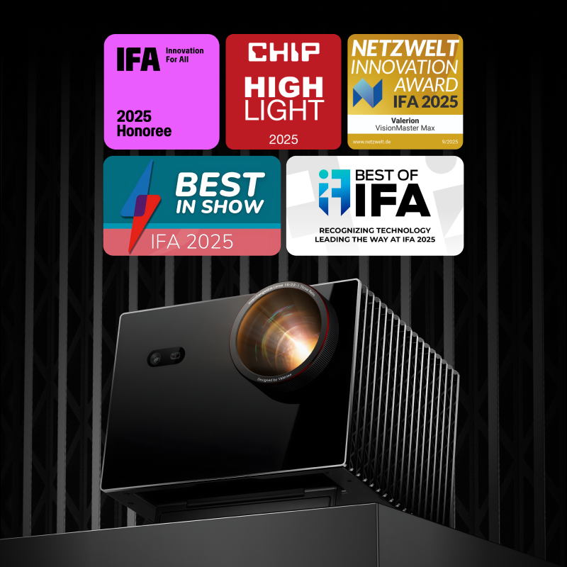 Valerion VisionMaster Max | Professional Grade 4K Home Theater Projector