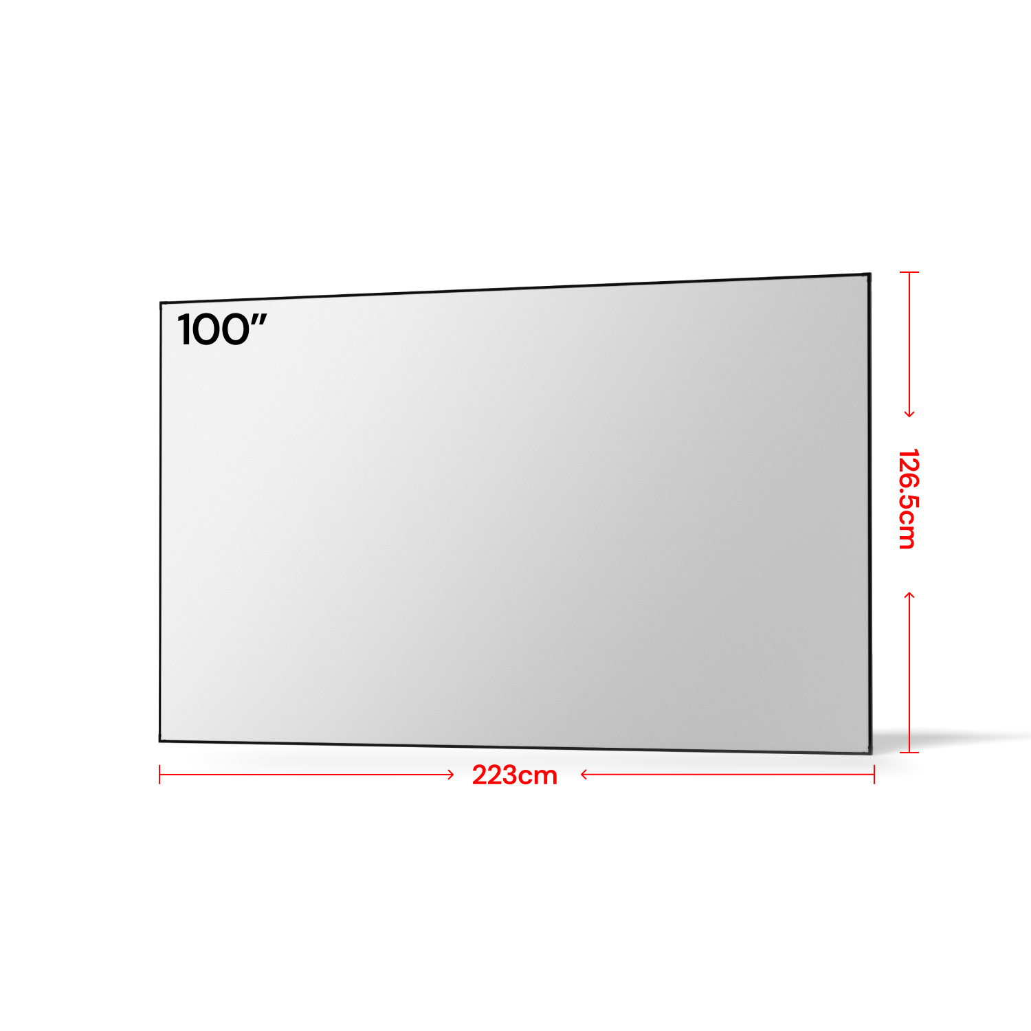 Valerion 100''-220'' Matte White Screen