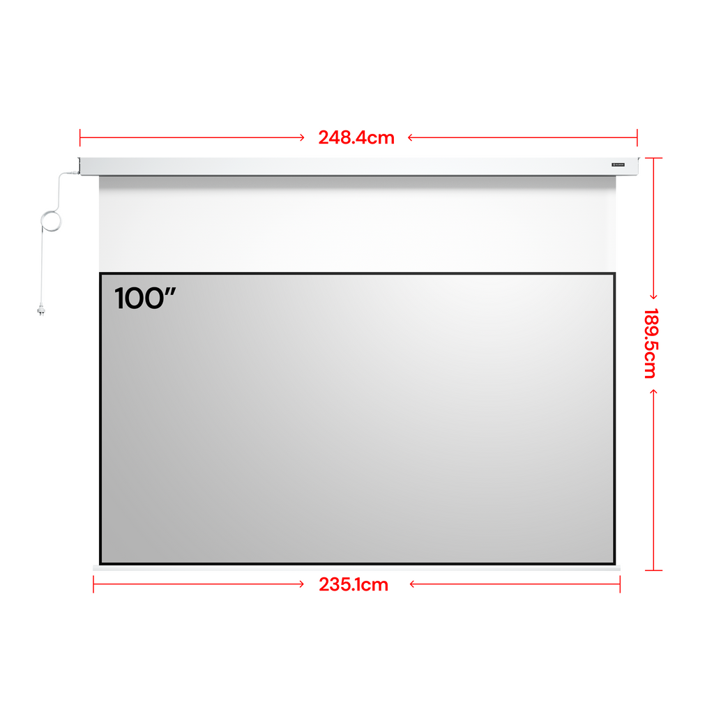 PureVision Anti-Speckle Motorized Matte White Screen