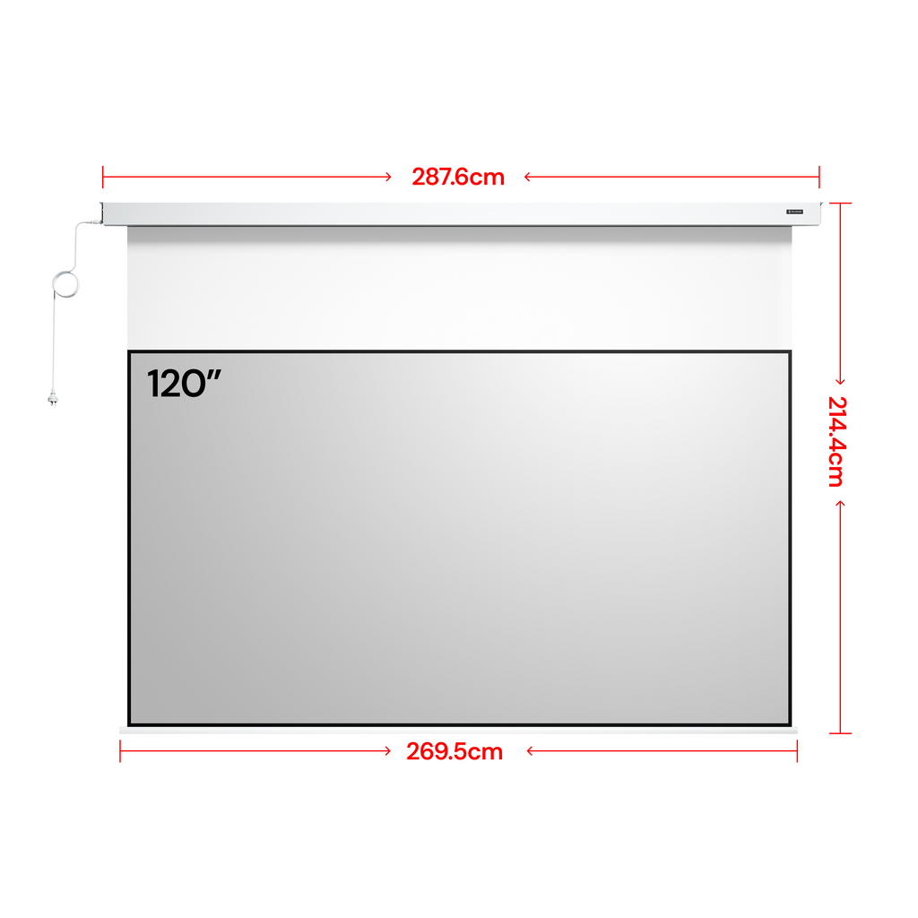 PureVision Anti-Speckle Motorized Matte White Screen