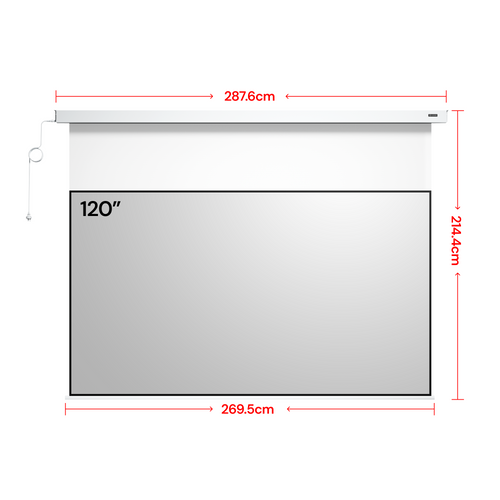 PureVision Anti-Speckle Motorized Matte White Screen