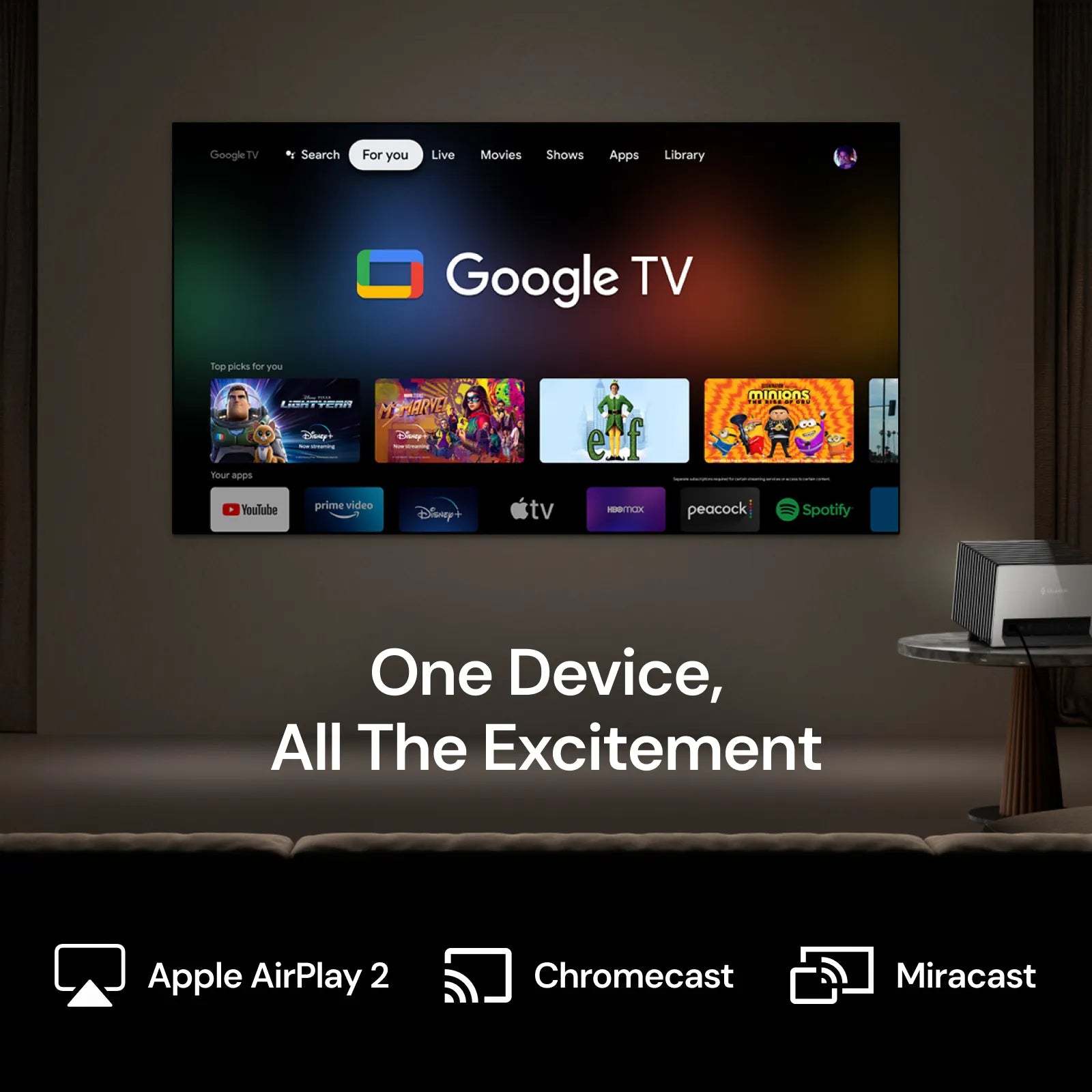 Valerion StreamMaster Plus 2 & Plus | 4K RGB Triple Laser Projector