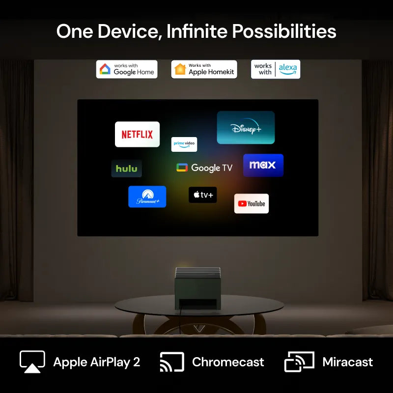 Valerion VisionMaster Pro2 & Pro | 4K RGB Triple Laser Projector