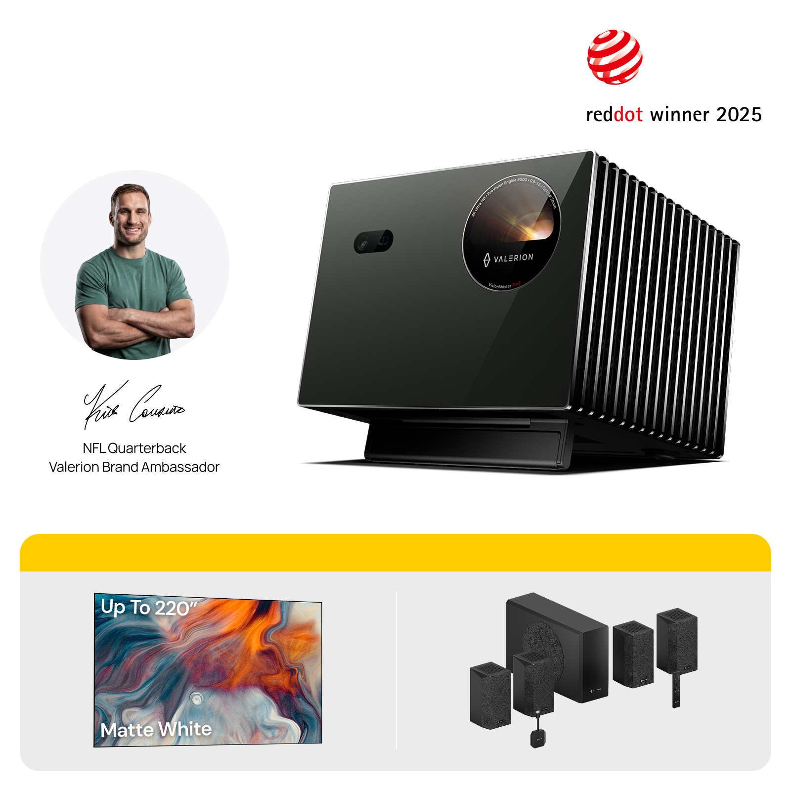 VisionMaster Pro2 + Free Matte White Screen & Thunderbeat 4.1.2